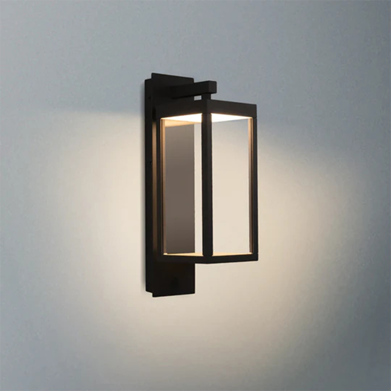 22527 LED -valkoinen/musta/harmaa IP54 13W 750lm ulko -anturin seinävalo
